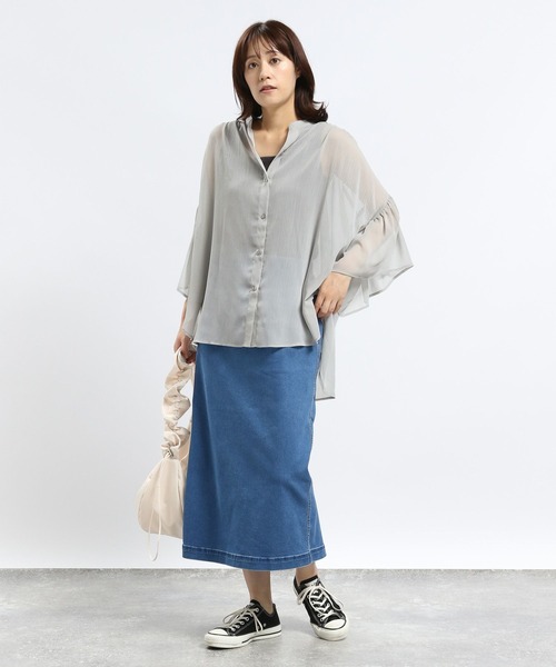 GLOBAL WORK Smile Seed Store（グローバルワーク スマイルシードストア）の「華奢リブタンクトップ/118557（タンクトップ・レディース・グレイッシュベージュ/オフホワイト/ブラック/グレー/ダークグレー・LARGE/MEDIUM/X-LARGE/SMALL）」の19枚目の写真