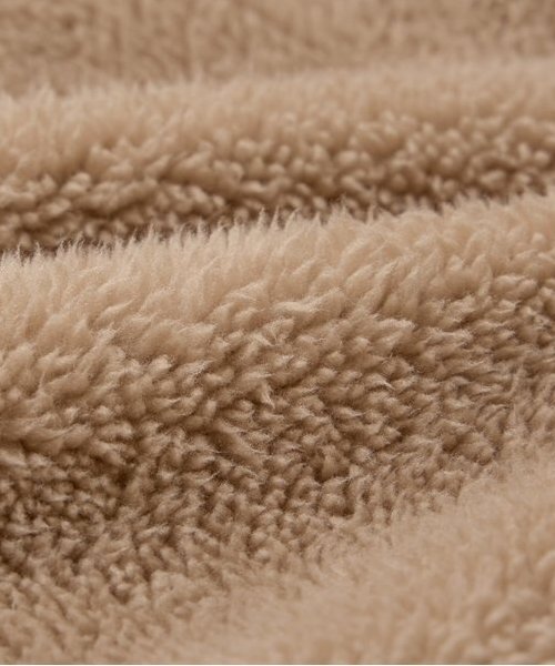 Lycee mine（リセマイン）の「【万能アウター】丸衿ボアブルゾン（ブルゾン・キッズ・アイボリー/ピンク系その他/ブルーグレー/ブラック/ベージュ・100cm/110cm/120cm/130cm/140cm/150cm）」の12枚目の写真