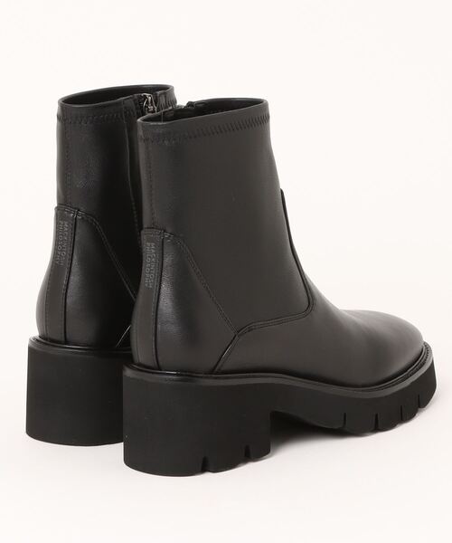 MACKINTOSH PHILOSOPHY（ﾏｯｷﾝﾄｯｼｭ ﾌｨﾛｿﾌｨｰ）の「厚底ストレッチショートブーツ（ブーツ・レディース・ブラック・24.5cm/23.0cm/24.0cm/22.0cm/22.5cm/23.5cm）」の2枚目の写真