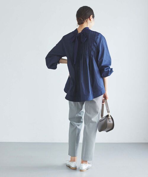 le.coeur blanc（ルクールブラン）の「ドライストレッチテーパードパンツ（その他パンツ・レディース・ブラック/ブラック系その他・38/36）」の12枚目の写真