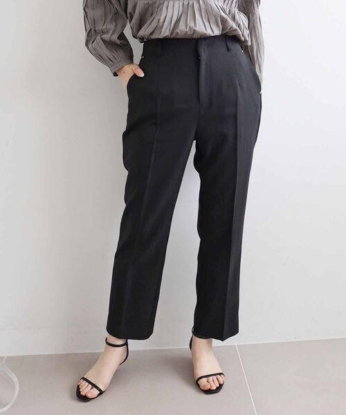 le.coeur blanc（ルクールブラン）の「ドライストレッチテーパードパンツ（その他パンツ・レディース・ブラック/ブラック系その他・38/36）」の16枚目の写真