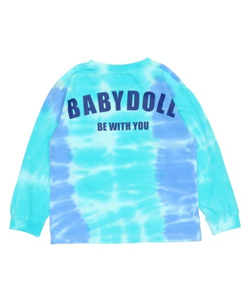 BABYDOLL（ベビードール）の「親子お揃い タイダイ ロンT 9701K（Tシャツ/カットソー・キッズ・ロイヤルブルー/ターコイズブルー・80ｃｍ/90cm/100cm/110cm/120cm/130cm/140cm/150cm）」の7枚目の写真
