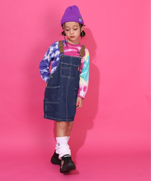 BABYDOLL（ベビードール）の「親子お揃い タイダイ ロンT 9701K（Tシャツ/カットソー・キッズ・ロイヤルブルー/ターコイズブルー・80ｃｍ/90cm/100cm/110cm/120cm/130cm/140cm/150cm）」の9枚目の写真