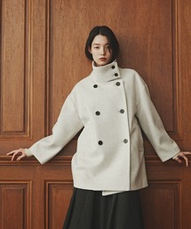 N.（N. Natural Beauty Basic） | ◆スタンドカラーミディコート(ピーコート)