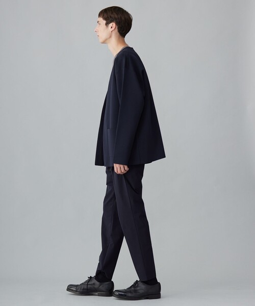 UNFILO(アンフィーロ)の「スマートニット ジャケット(カーディガン/ボレロ・メンズ・ネイビー系/ブラック系・SMALL/MEDIUM/LARGE/X-LARGE)」の5枚目の写真