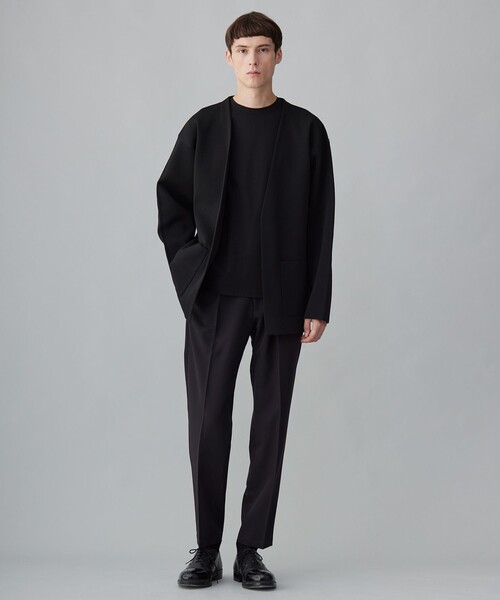 UNFILO(アンフィーロ)の「スマートニット ジャケット(カーディガン/ボレロ・メンズ・ネイビー系/ブラック系・SMALL/MEDIUM/LARGE/X-LARGE)」の7枚目の写真