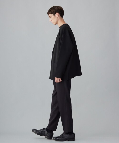 UNFILO(アンフィーロ)の「スマートニット ジャケット(カーディガン/ボレロ・メンズ・ネイビー系/ブラック系・SMALL/MEDIUM/LARGE/X-LARGE)」の8枚目の写真