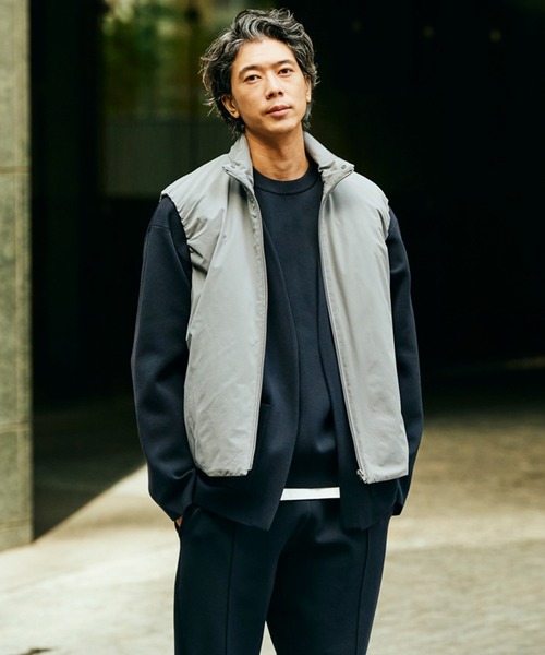 UNFILO(アンフィーロ)の「スマートニット ジャケット(カーディガン/ボレロ・メンズ・ネイビー系/ブラック系・SMALL/MEDIUM/LARGE/X-LARGE)」の3枚目の写真