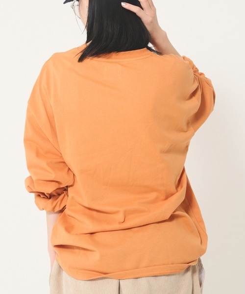 CORISCO（コリスコ）の「フロントアニマル柄ロンTEE(M1)（Tシャツ/カットソー・メンズ・ダークグリーン/オレンジ/ブラック/ブルー/ホワイト・X-LARGE/MEDIUM/LARGE）」の21枚目の写真