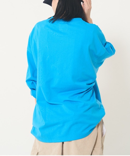 CORISCO（コリスコ）の「フロントアニマル柄ロンTEE(M1)（Tシャツ/カットソー・メンズ・ダークグリーン/オレンジ/ブラック/ブルー/ホワイト・X-LARGE/MEDIUM/LARGE）」の18枚目の写真