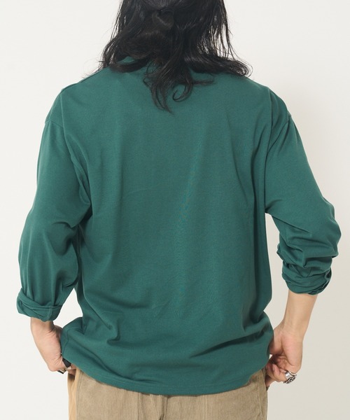 CORISCO（コリスコ）の「フロントアニマル柄ロンTEE(M1)（Tシャツ/カットソー・メンズ・ダークグリーン/オレンジ/ブラック/ブルー/ホワイト・X-LARGE/MEDIUM/LARGE）」の13枚目の写真