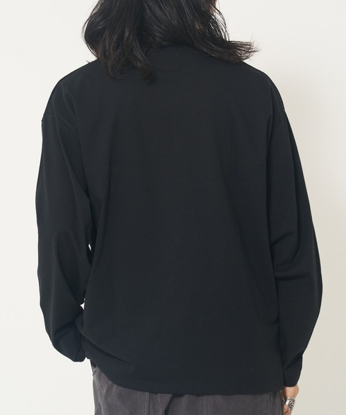 CORISCO（コリスコ）の「フロントアニマル柄ロンTEE(M1)（Tシャツ/カットソー・メンズ・ダークグリーン/オレンジ/ブラック/ブルー/ホワイト・X-LARGE/MEDIUM/LARGE）」の10枚目の写真