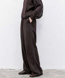 EKCOOKIES（イーケークッキーズ）の「【tageechita】サイドライン入り ゆったりストレートスウェットパンツ（スウェットパンツ）」