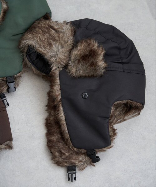 VENCEEXCHANGE(ヴァンスエクスチェンジ)の「ブラウンファーフライトキャップ(キャップ・メンズ・ブラック/ネイビー/グリーン系/ブラウン・フリー)」の13枚目の写真