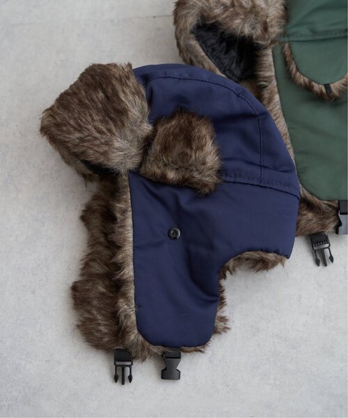 VENCEEXCHANGE(ヴァンスエクスチェンジ)の「ブラウンファーフライトキャップ(キャップ・メンズ・ブラック/ネイビー/グリーン系/ブラウン・フリー)」の15枚目の写真