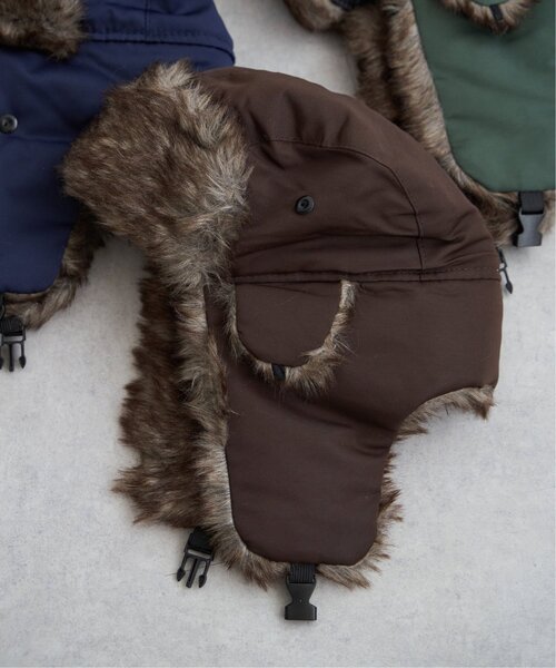 VENCEEXCHANGE(ヴァンスエクスチェンジ)の「ブラウンファーフライトキャップ(キャップ・メンズ・ブラック/ネイビー/グリーン系/ブラウン・フリー)」の16枚目の写真