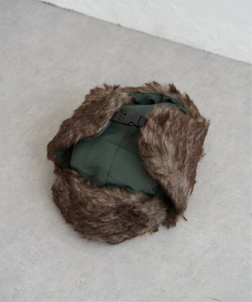 VENCEEXCHANGE(ヴァンスエクスチェンジ)の「ブラウンファーフライトキャップ(キャップ・メンズ・ブラック/ネイビー/グリーン系/ブラウン・フリー)」の18枚目の写真