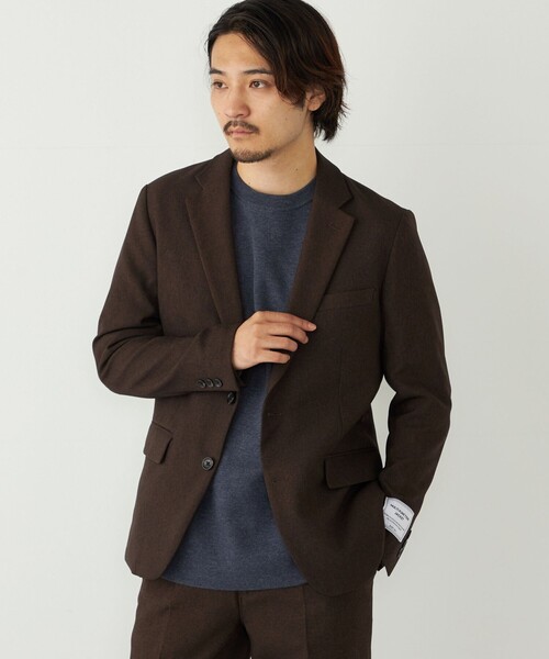 ブラウン ジャケット カラージップジャケット | ファッション通販サイト NUGU