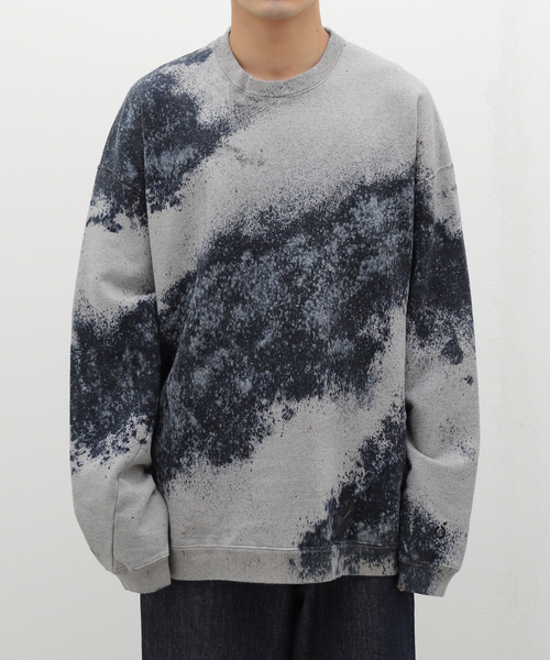 【値下げ】NOMA t.d. ノーマティーディー スウェット NOMA t.d./ノーマ ティーディー Hand Dyed Twist Sweat - BLK