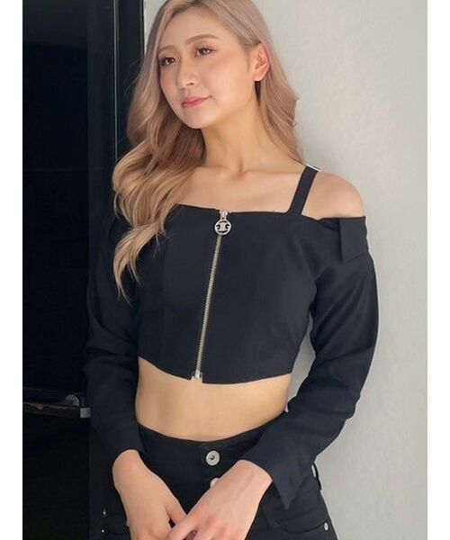 【セール】Symmetry GYDAオフショルシャツブラウス（シャツ/ブラウス）｜GYDA（ジェイダ）