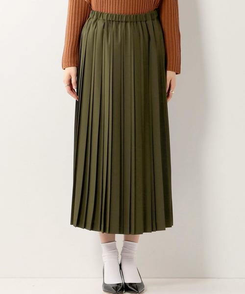 UNITED ARROWS（ユナイテッドアローズ）の「UWMF P プリーツ ロング スカート（スカート・レディース・ライトグレー/ブラウン/オリーブ・フリー）」の5枚目の写真