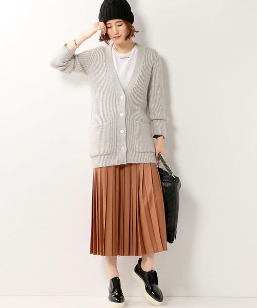 UNITED ARROWS（ユナイテッドアローズ）の「UWMF P プリーツ ロング スカート（スカート・レディース・ライトグレー/ブラウン/オリーブ・フリー）」の9枚目の写真