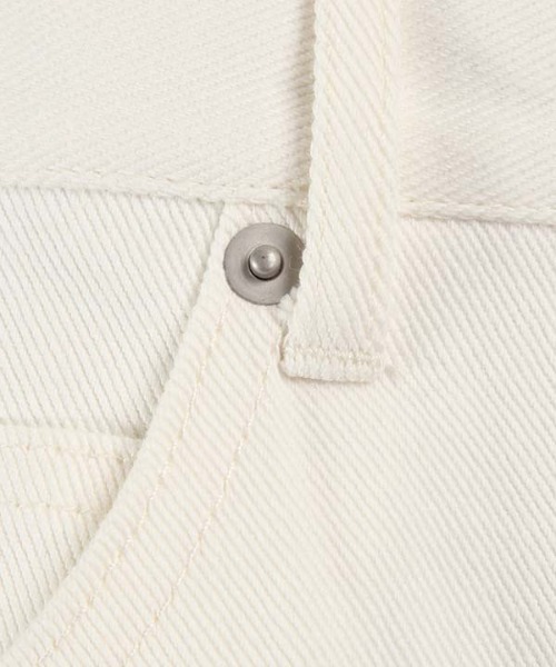 1chaku.（イッチャク）の「デニムロングスカート（デニムスカート・レディース・ホワイト/ネイビー・マルチサイズ）」の8枚目の写真