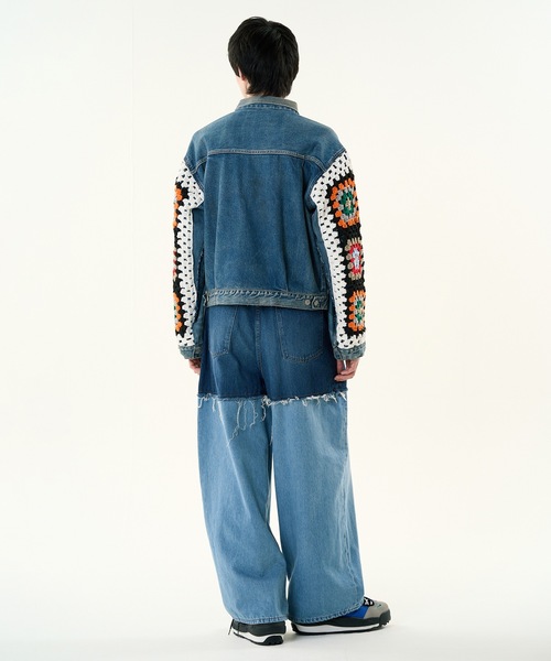 DISCOVERED（ディスカバード）の「CROCHET DENIM BLOUSON（デニム
