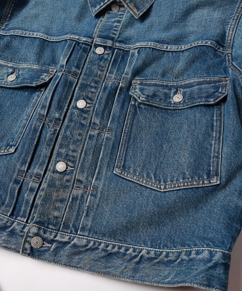 DISCOVERED（ディスカバード）の「CROCHET DENIM BLOUSON（デニム