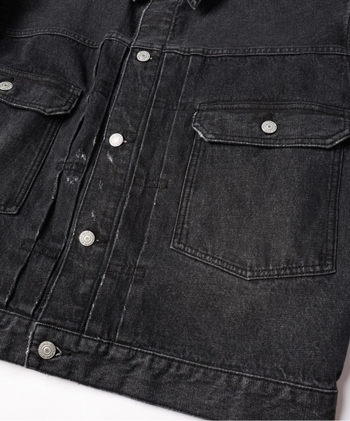 DISCOVERED（ディスカバード）の「CROCHET DENIM BLOUSON（デニム