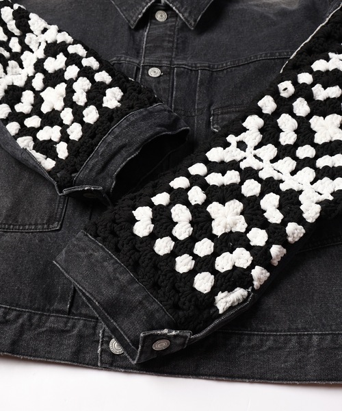 DISCOVERED（ディスカバード）の「CROCHET DENIM BLOUSON