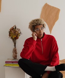 Healthknit CLASSIC SWEAT HALF ZIP L/S (54022)