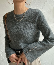 JUNOAH | ビスチェドッキングニット(ニット/セーター)