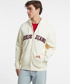 guess パーカー L GUESS JEANS Ls Zipped Hoodie Sweater パーカー ジップアップ | GUESS