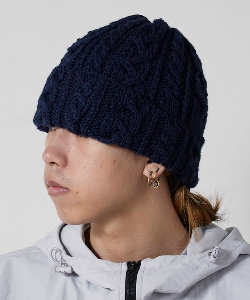 HIGHLAND2000/ハイランド2000 HL2000 Bobcap BritishWool ケーブル編み