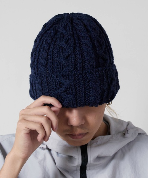HIGHLAND2000/ハイランド2000 HL2000 Bobcap BritishWool ケーブル編み