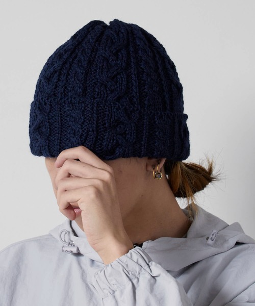 HIGHLAND2000/ハイランド2000 HL2000 Bobcap BritishWool ケーブル編み