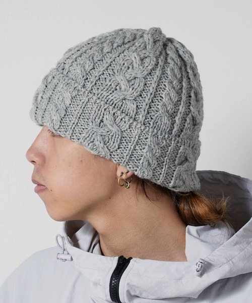 HIGHLAND2000/ハイランド2000 HL2000 Bobcap BritishWool ケーブル編み