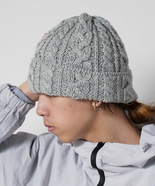 HIGHLAND2000/ハイランド2000 HL2000 Bobcap BritishWool ケーブル編み