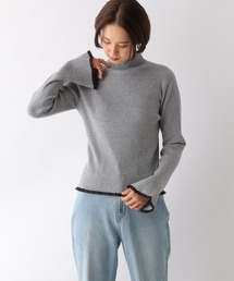 LEPSIM | 12ゲージ配色フリルプルオーバー　153032(ニット/セーター)