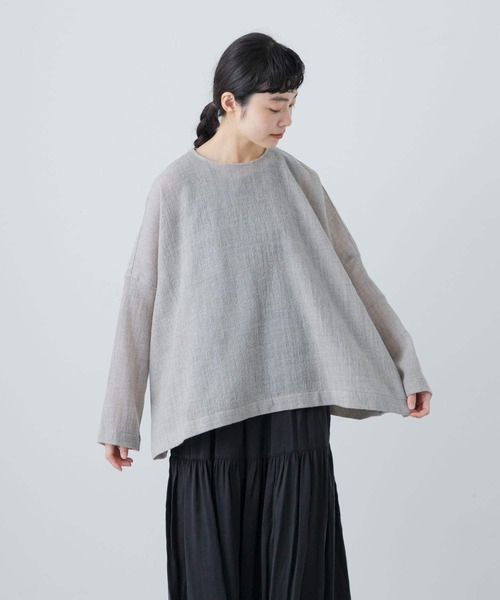 美品 かぐれ ウールガーゼワイドプルオーバー 24AW 完売品 美品 かぐれ ウールガーゼワイドプルオーバー 24AW 完売品