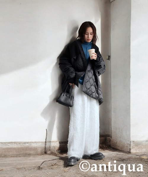 antiqua(アンティカ)の「フェザーパンツ(その他パンツ・レディース・ホワイト/ブラック・R/P)」の19枚目の写真