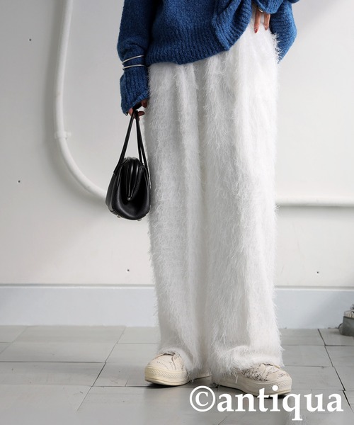 antiqua(アンティカ)の「フェザーパンツ(その他パンツ・レディース・ホワイト/ブラック・R/P)」の16枚目の写真