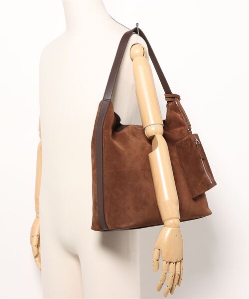 バッグ ROH SEOUL PULPY HOBO BAG SUEDE Pulpy hobo bag Nylon