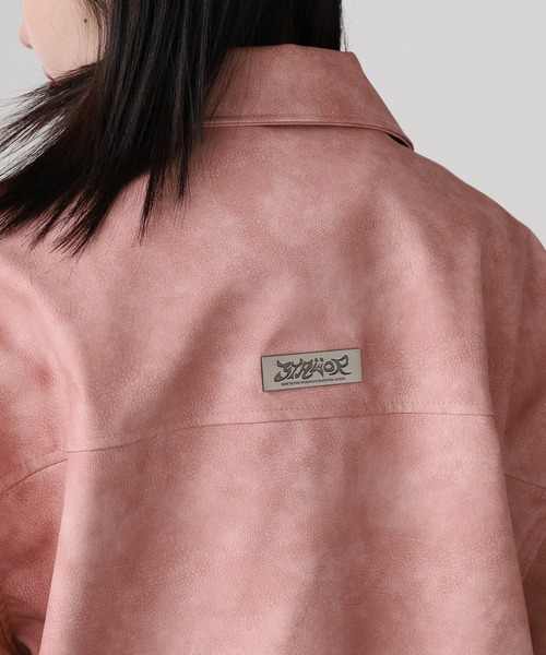 ROOPTOKYO(ループトウキョウ)の「Zip Up Short Blouson/ジップアップブルゾン(ブルゾン・レディース・ブルー/ブラック/ピンク・M/L)」の3枚目の写真