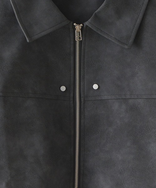 ROOPTOKYO(ループトウキョウ)の「Zip Up Short Blouson/ジップアップブルゾン(ブルゾン・レディース・ブルー/ブラック/ピンク・M/L)」の6枚目の写真