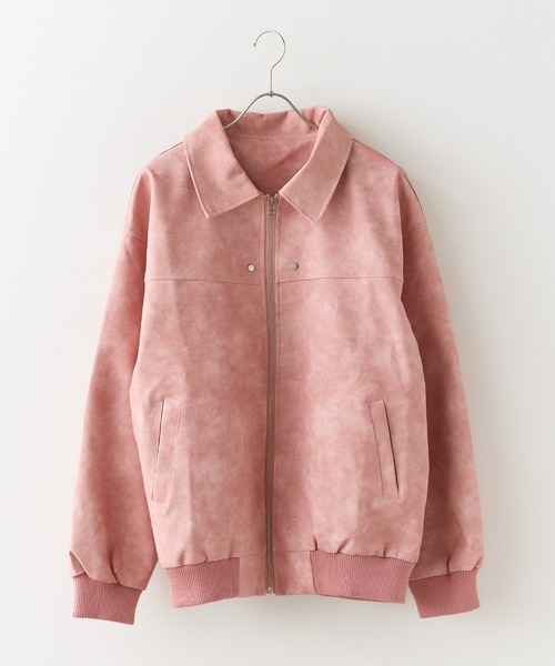 ROOPTOKYO(ループトウキョウ)の「Zip Up Short Blouson/ジップアップブルゾン(ブルゾン・レディース・ブルー/ブラック/ピンク・M/L)」の10枚目の写真