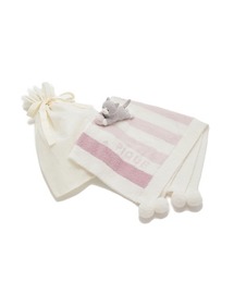 gelato pique（ジェラートピケ）の「【ラッピング済み】【BABY】ベビモコブランケット＆キャットラトルSET（ベビーギフト）」
