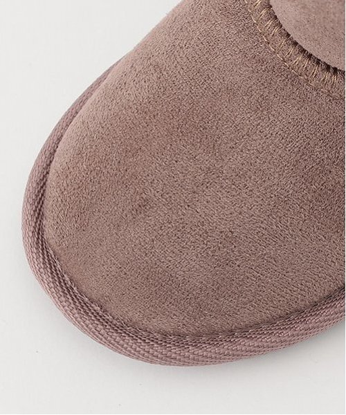 petit main(プティマイン)の「リボンムートンブーツ(ブーツ・キッズ・モカ/ベージュ/ブラック・15cm/14cm/19cm/18cm/17cm/16cm)」の10枚目の写真