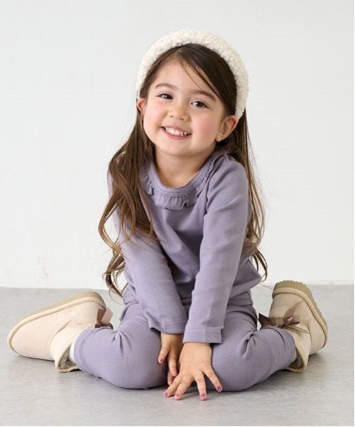 petit main(プティマイン)の「リボンムートンブーツ(ブーツ・キッズ・モカ/ベージュ/ブラック・15cm/14cm/19cm/18cm/17cm/16cm)」の18枚目の写真